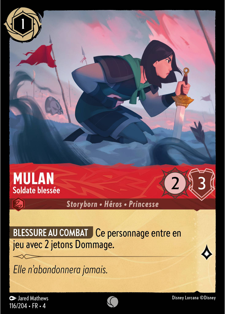 Mulan - Injured Soldier (Foil)