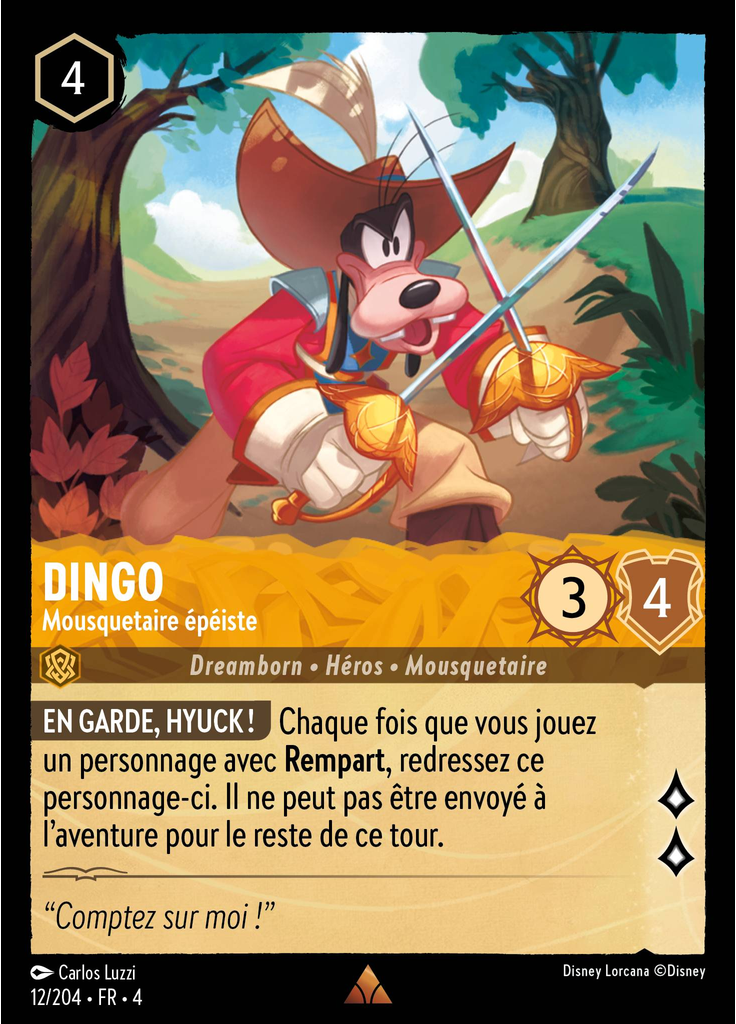 Goofy - Musketeer Swordsman (Foil)