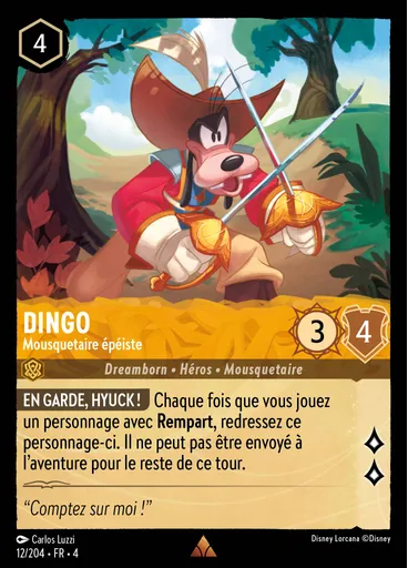 Goofy - Musketeer Swordsman