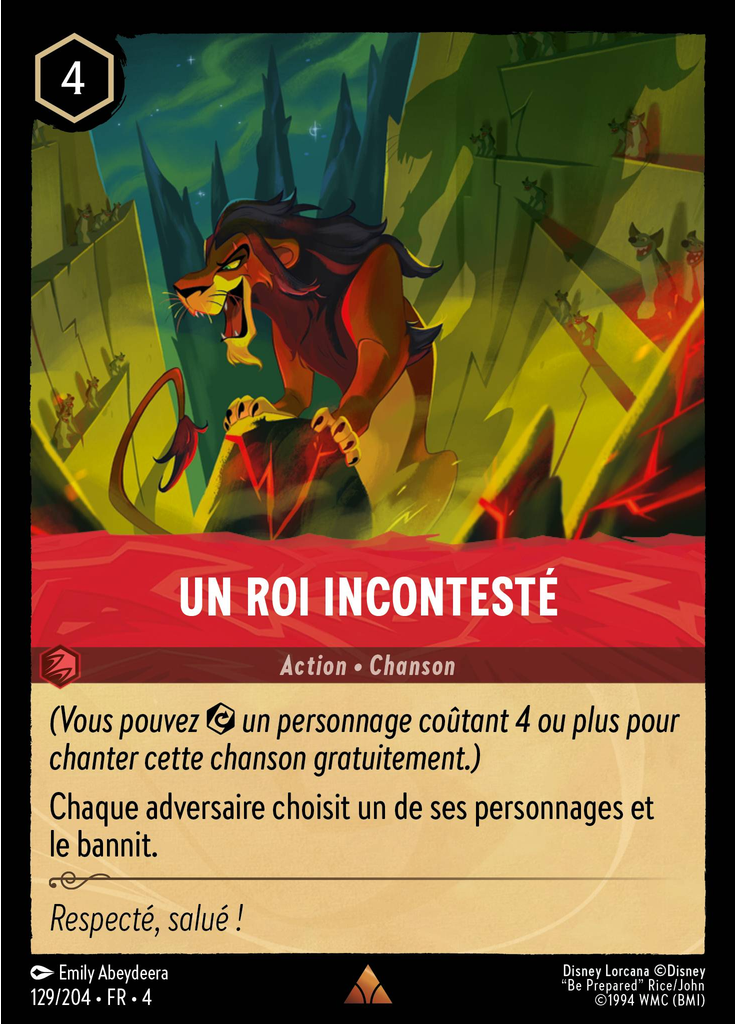 Be King Undisputed (Foil)