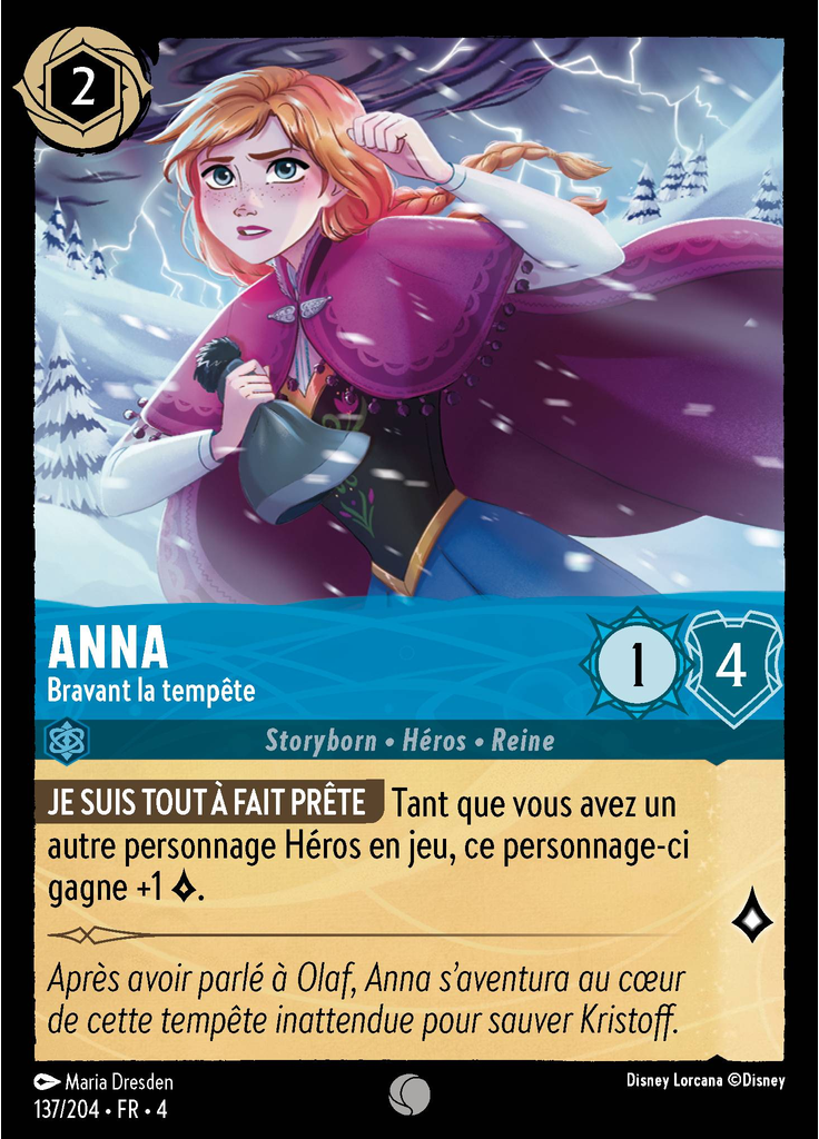 Anna - Braving the Storm (Foil)