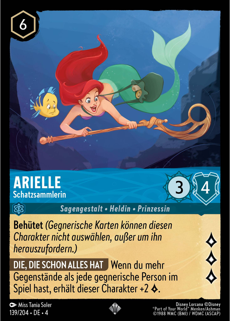 Ariel - Treasure Collector (Foil)