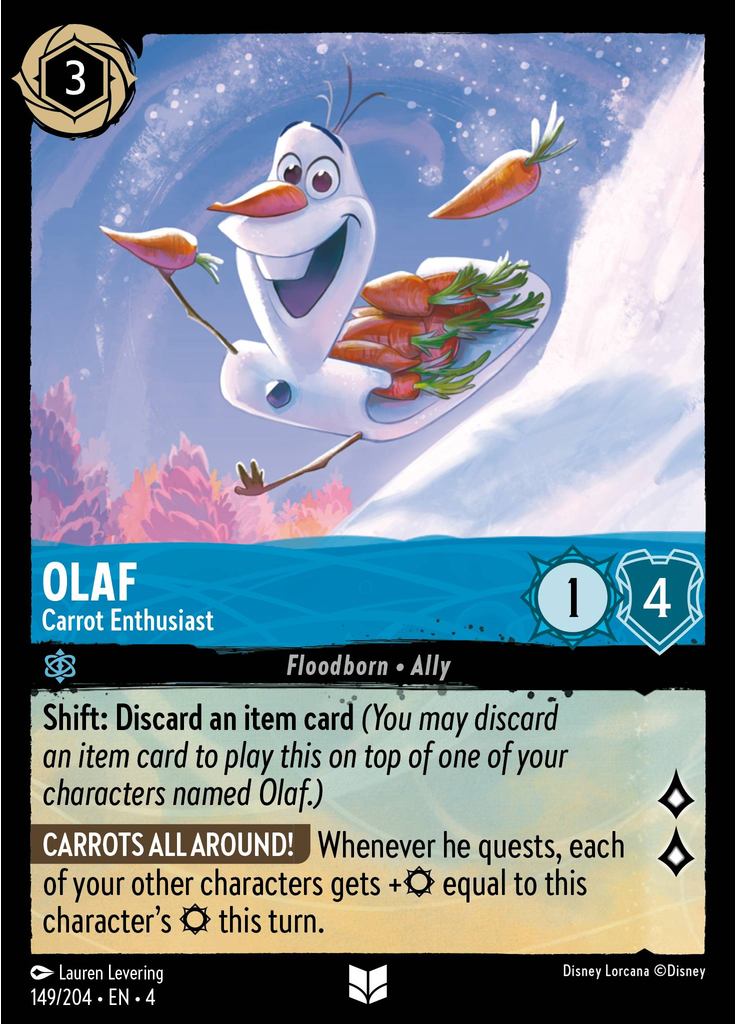 Olaf - Carrot Enthusiast (Foil)