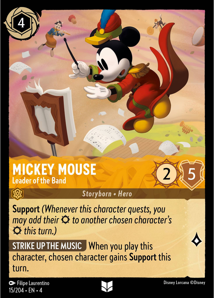Mickey Mouse - Leader of the Band (Foil)