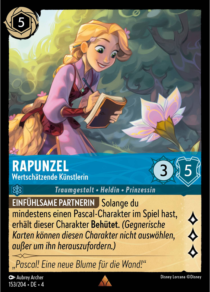 Rapunzel - Appreciative Artist (Foil)