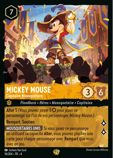 Mickey Mouse - Musketeer Captain