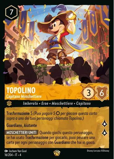 Mickey Mouse - Musketeer Captain