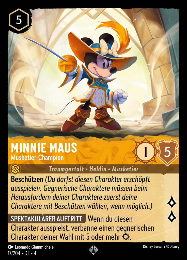 Minnie Mouse - Musketeer Champion
