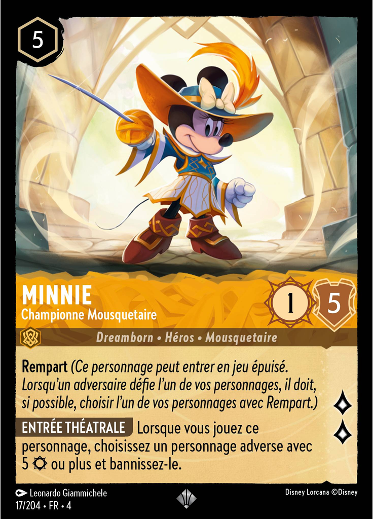 Minnie Mouse - Musketeer Champion