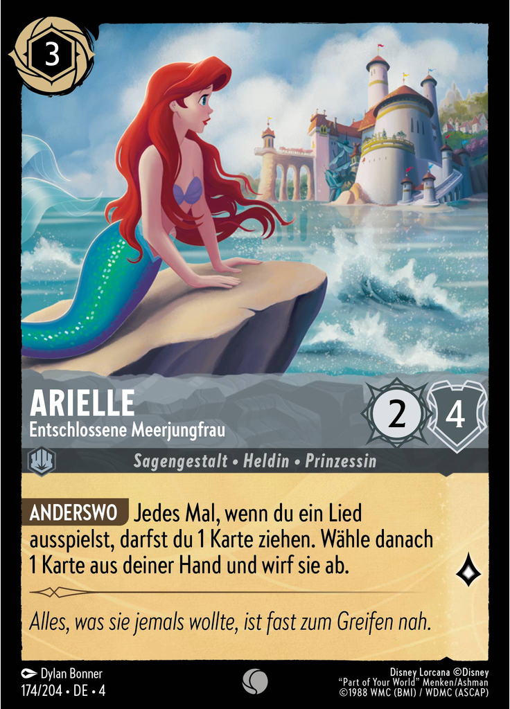 Ariel - Determined Mermaid (Foil)