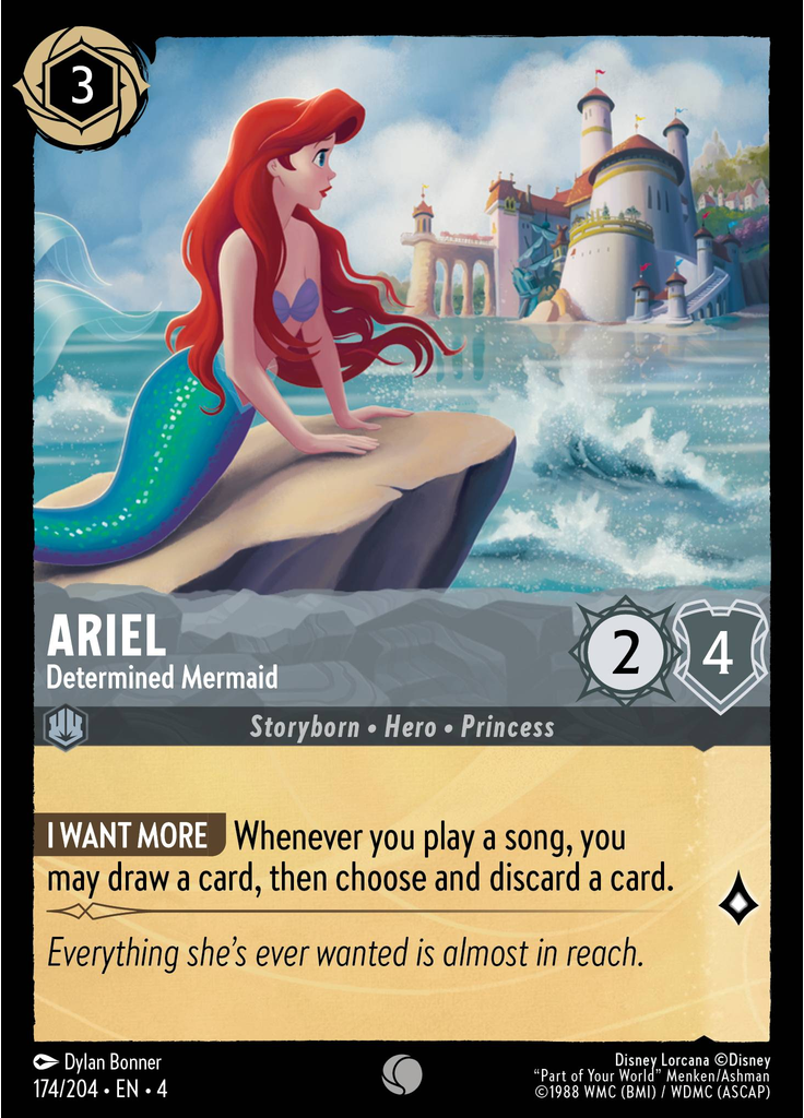 Ariel - Determined Mermaid (Foil)