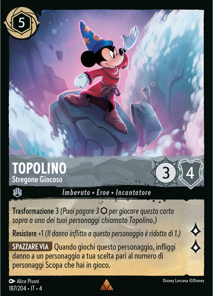 Mickey Mouse - Playful Sorcerer