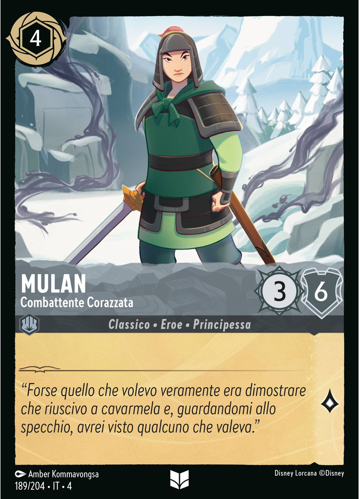 Mulan - Armored Fighter (Foil)
