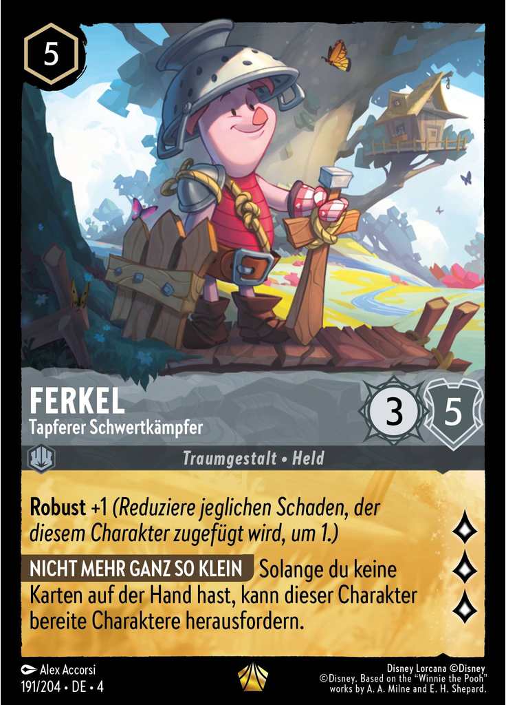 Piglet - Sturdy Swordsman (Foil)