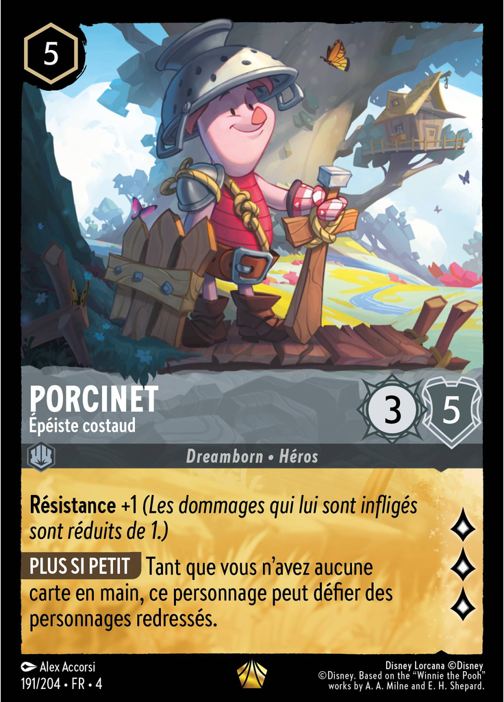 Piglet - Sturdy Swordsman (Foil)