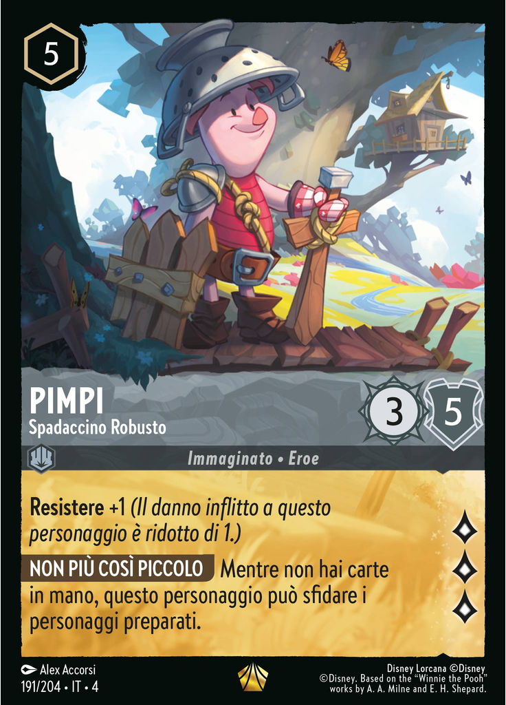 Piglet - Sturdy Swordsman (Foil)