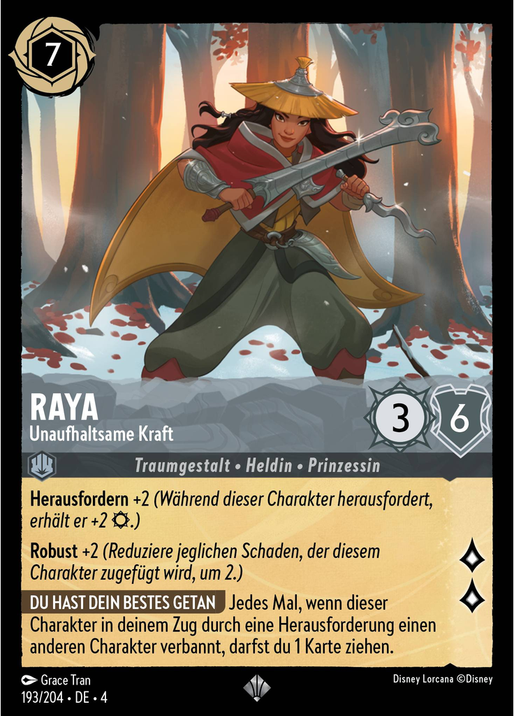 Raya - Unstoppable Force (Foil)