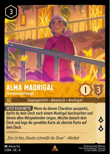 Alma Madrigal - Family Matriarch