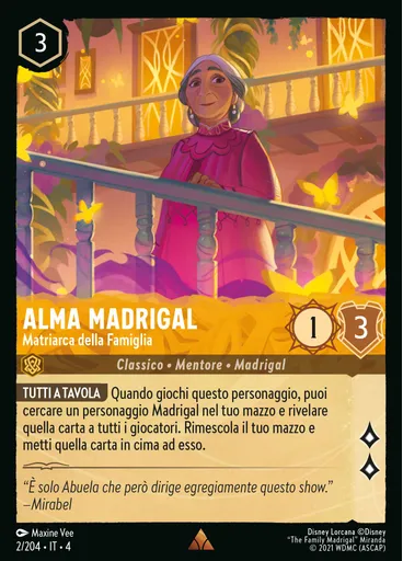 Alma Madrigal - Family Matriarch