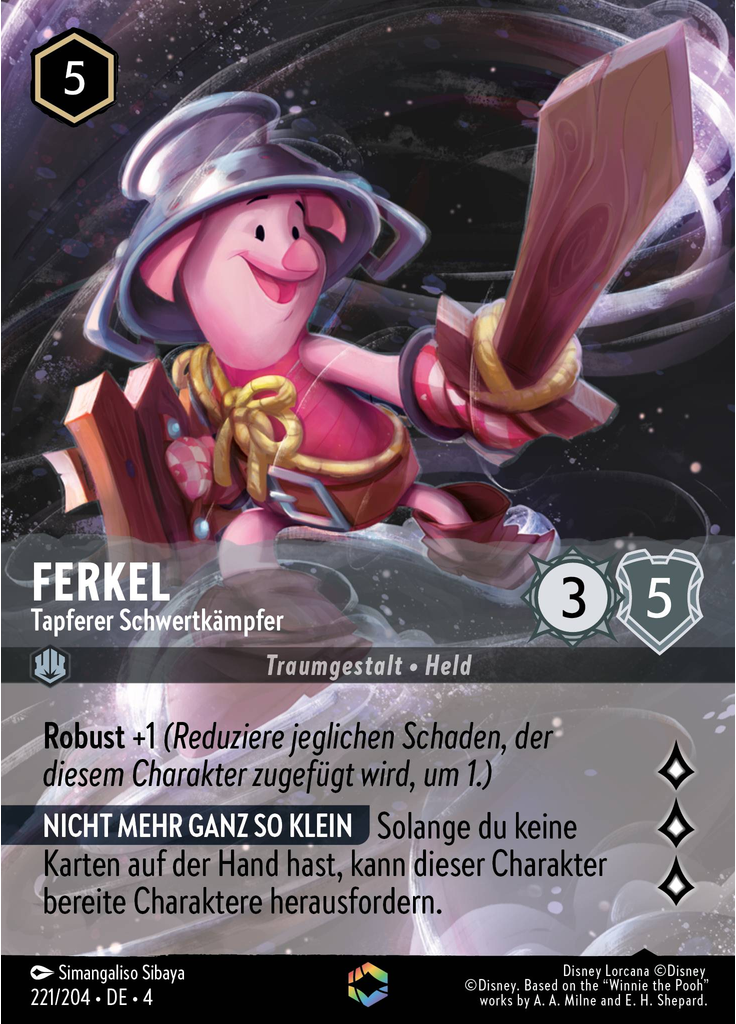 Piglet - Sturdy Swordsman