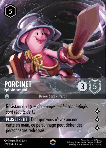 Piglet - Sturdy Swordsman