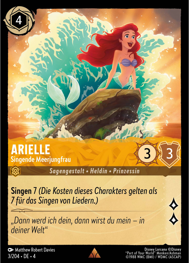 Ariel - Singing Mermaid (Foil)