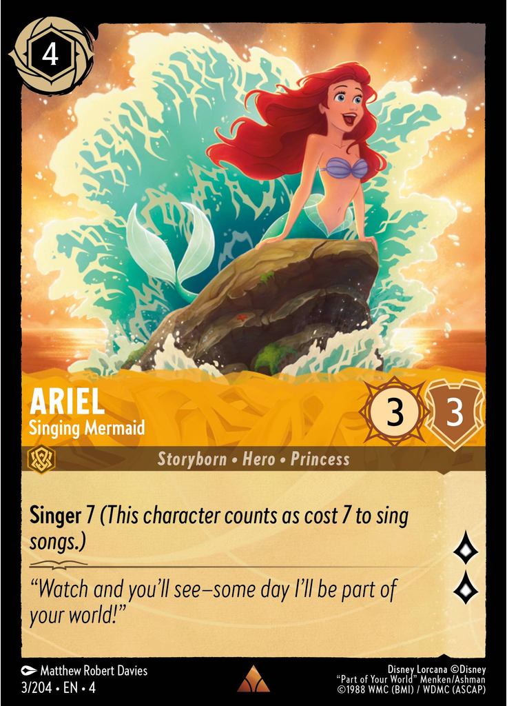 Ariel - Singing Mermaid (Foil)