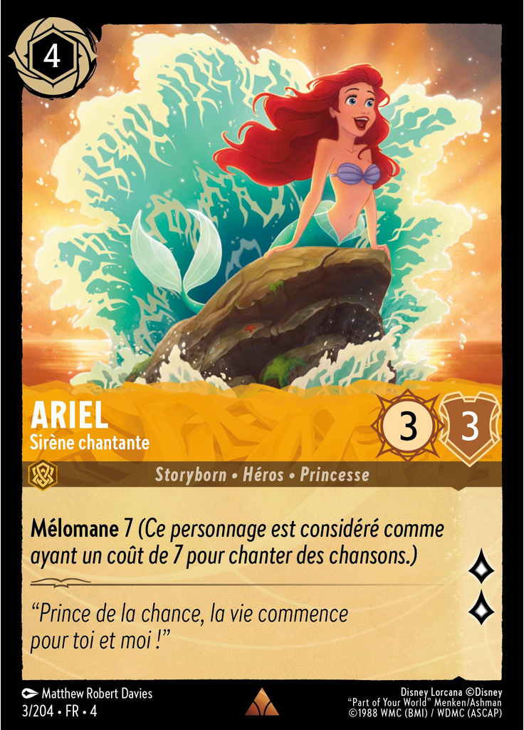 Ariel - Singing Mermaid (Foil)