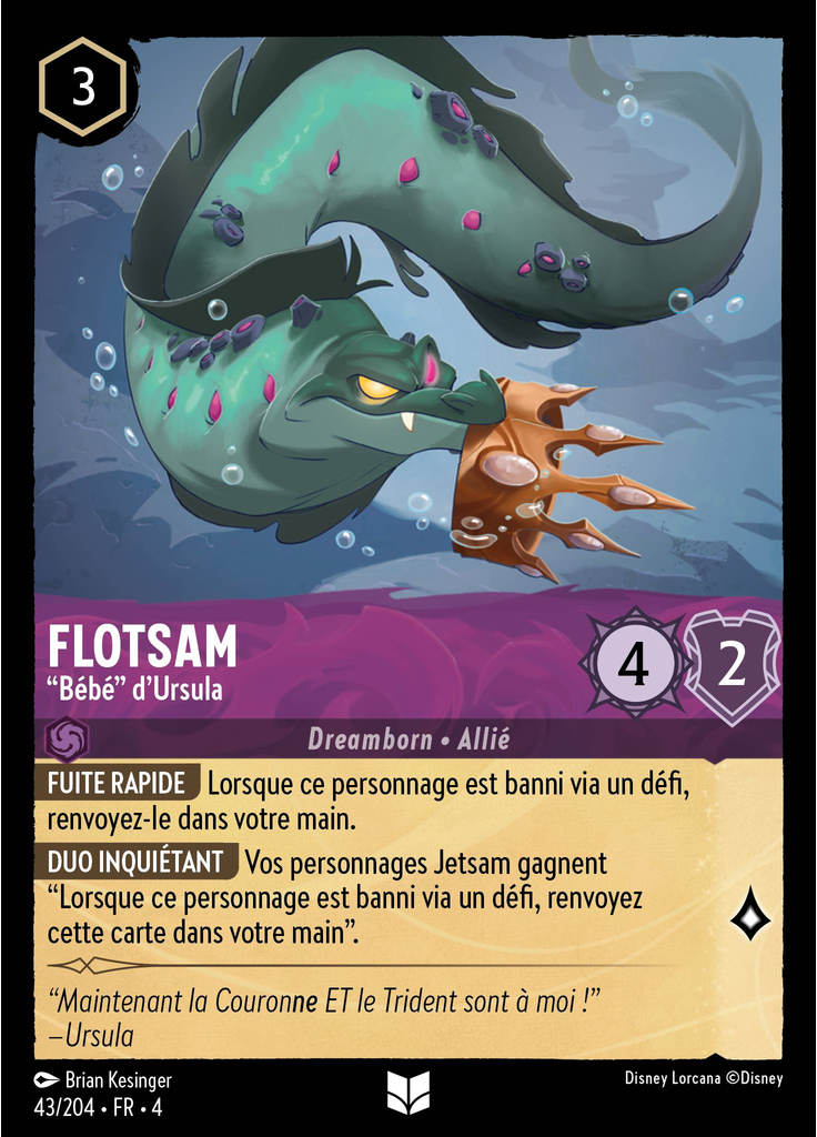Flotsam - Ursula's ""Baby"" (Foil)