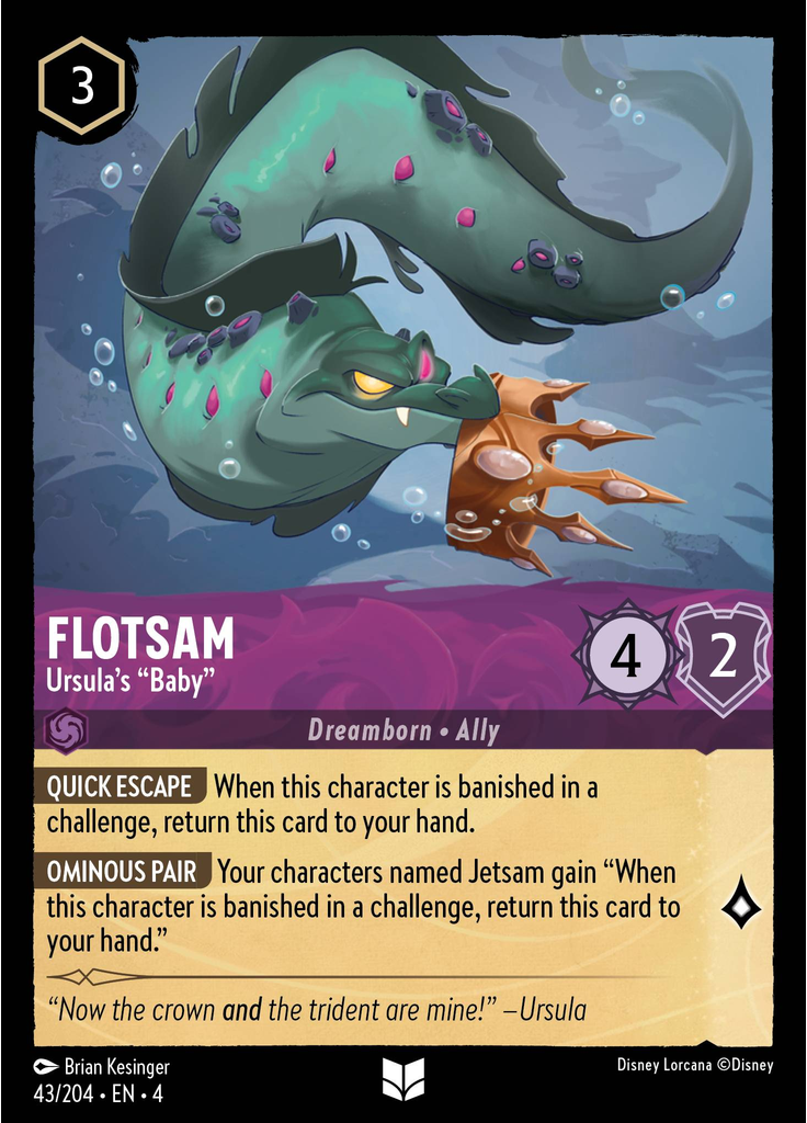 Flotsam - Ursula's ""Baby""