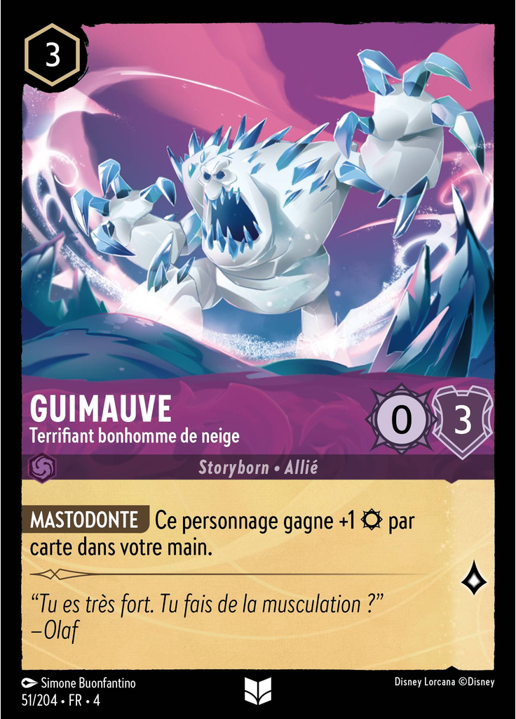 Marshmallow - Terrifying Snowman (Foil)