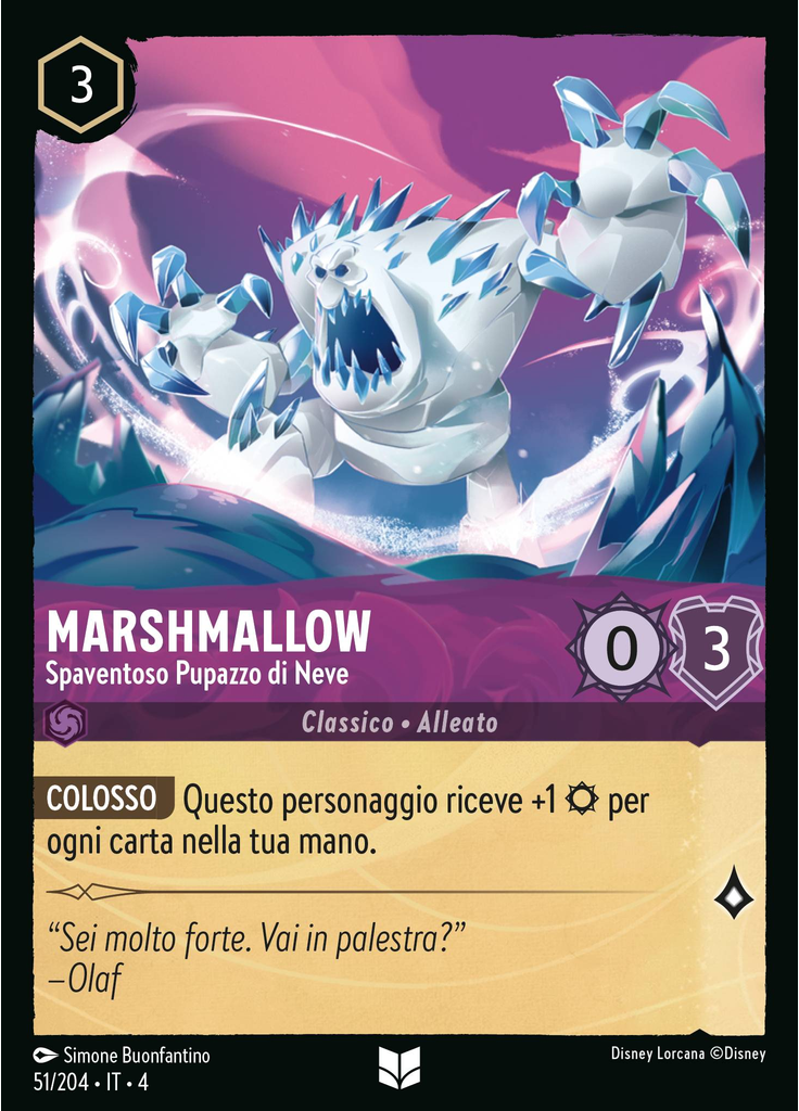 Marshmallow - Terrifying Snowman (Foil)