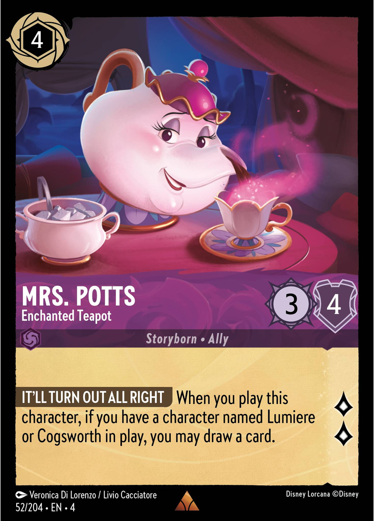 Mrs. Potts - Enchanted Teapot (Foil)