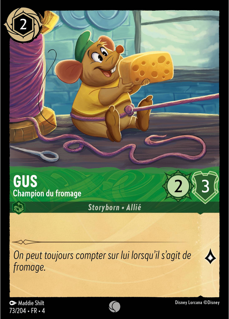 Gus - Champion of Cheese