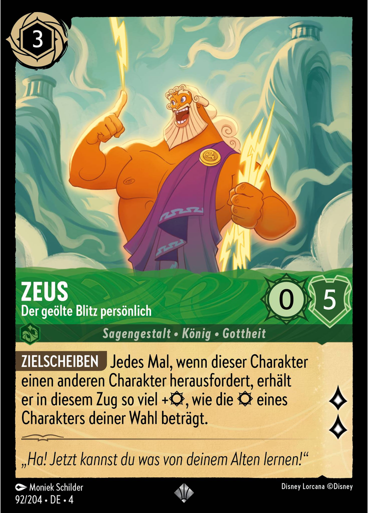 Zeus - Mr. Lightning Bolts (Foil)