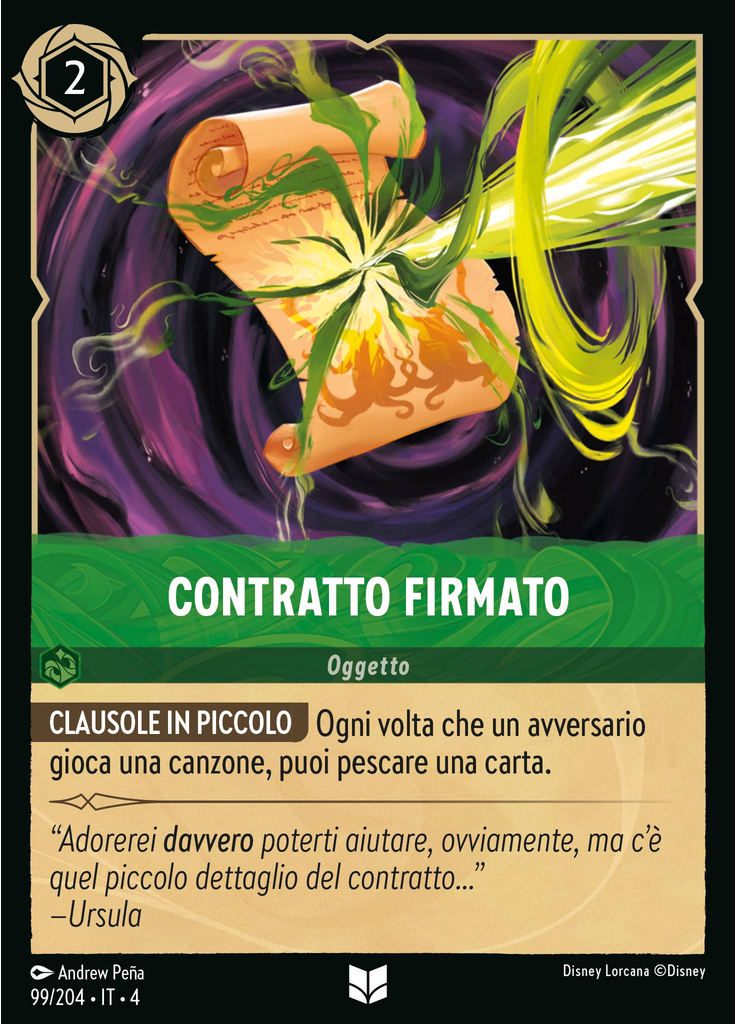 Signed Contract (Foil)