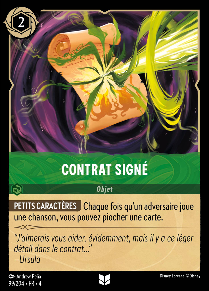 Signed Contract