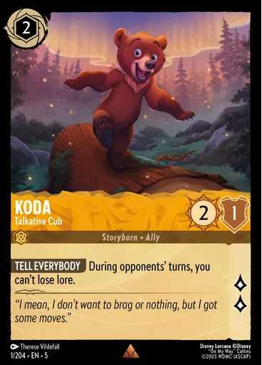 Koda - Talkative Cub