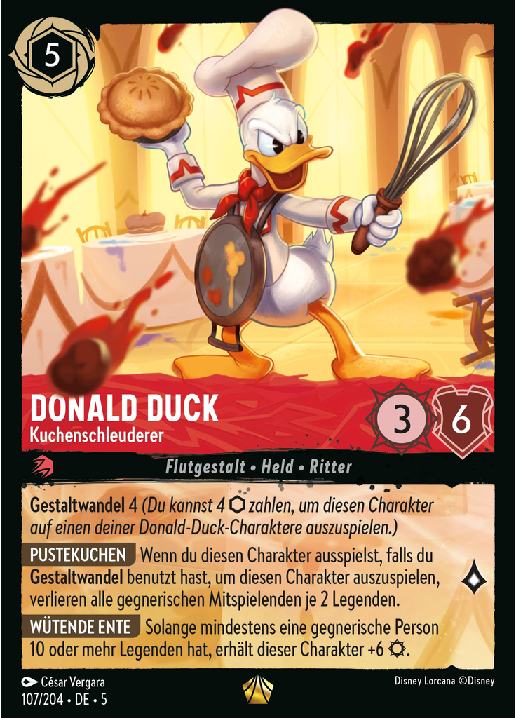 Donald Duck - Pie Slinger (Foil)
