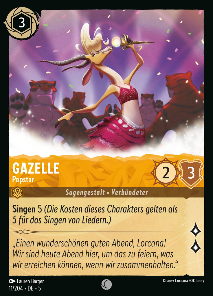 Gazelle - Pop Star (Foil)