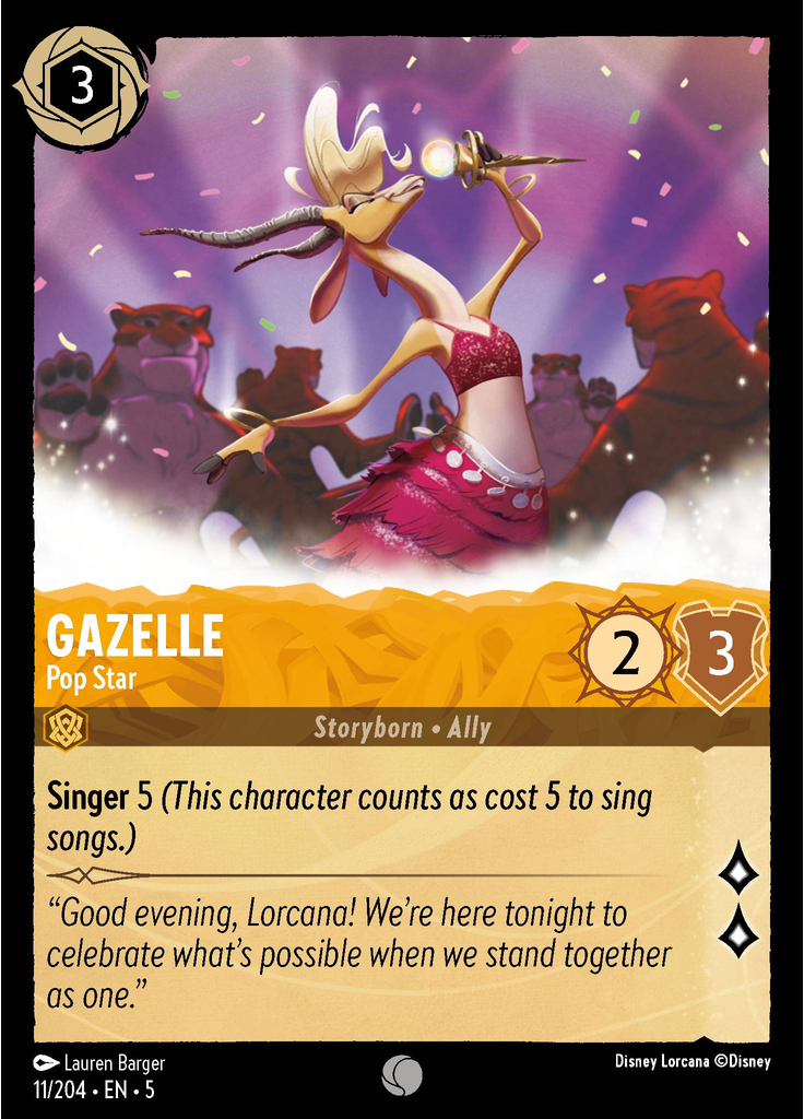 Gazelle - Pop Star (Foil)
