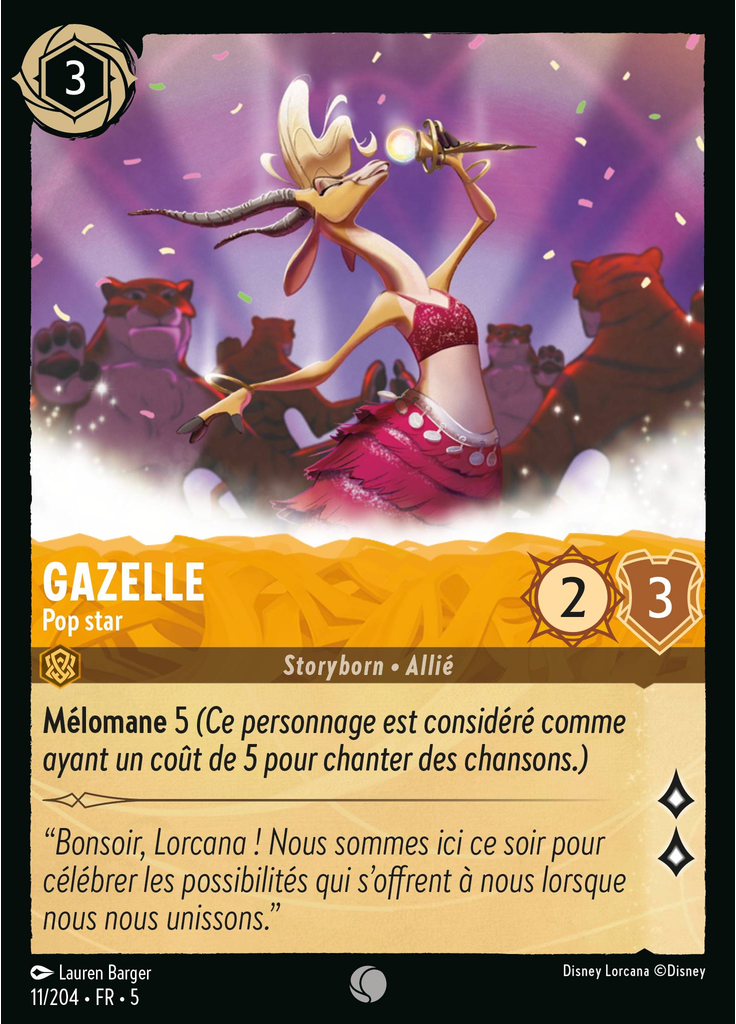 Gazelle - Pop Star (Foil)