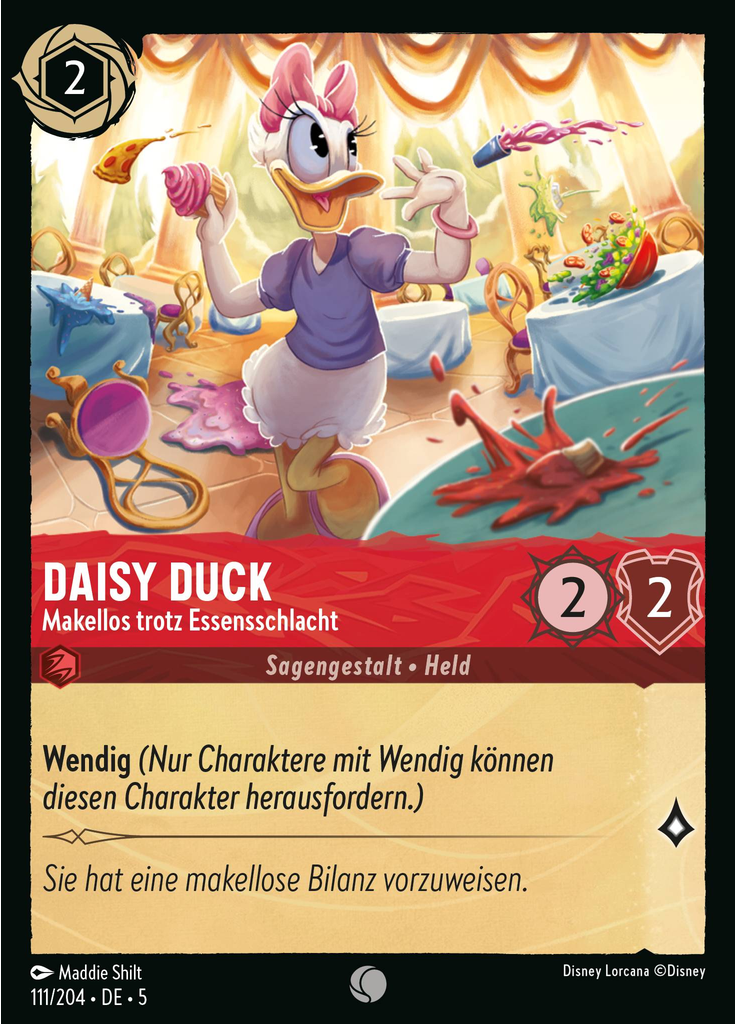 Daisy Duck - Spotless Food‐Fighter