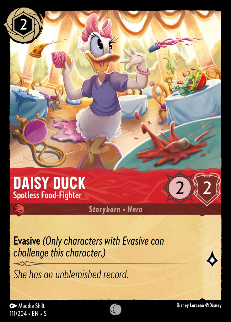 Daisy Duck - Spotless Food‐Fighter