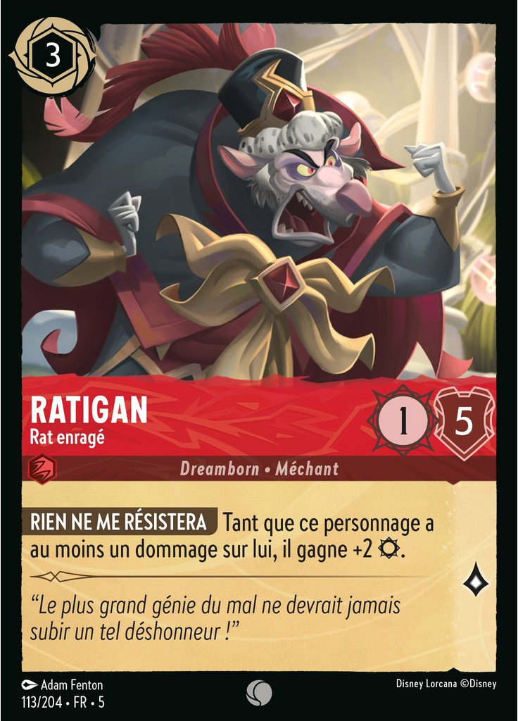 Ratigan - Raging Rat (Foil)