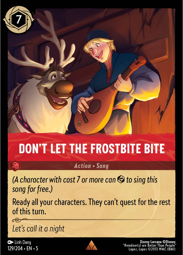 Don't Let the Frostbite Bite (Foil)