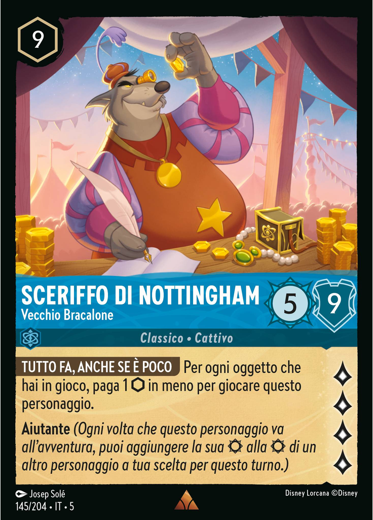 Sheriff of Nottingham - Bushel Britches (Foil)