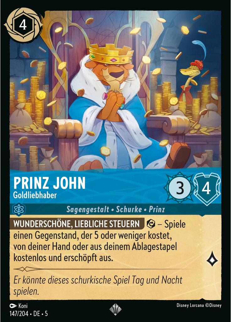 Prince John - Gold Lover (Foil)
