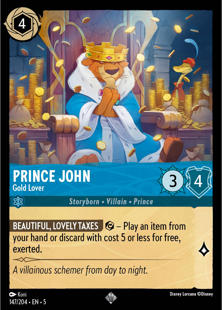 Prince John - Gold Lover