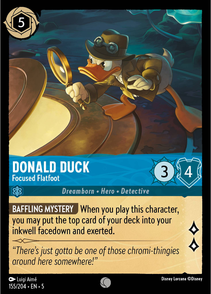 Donald Duck - Focused Flatfoot (Foil)